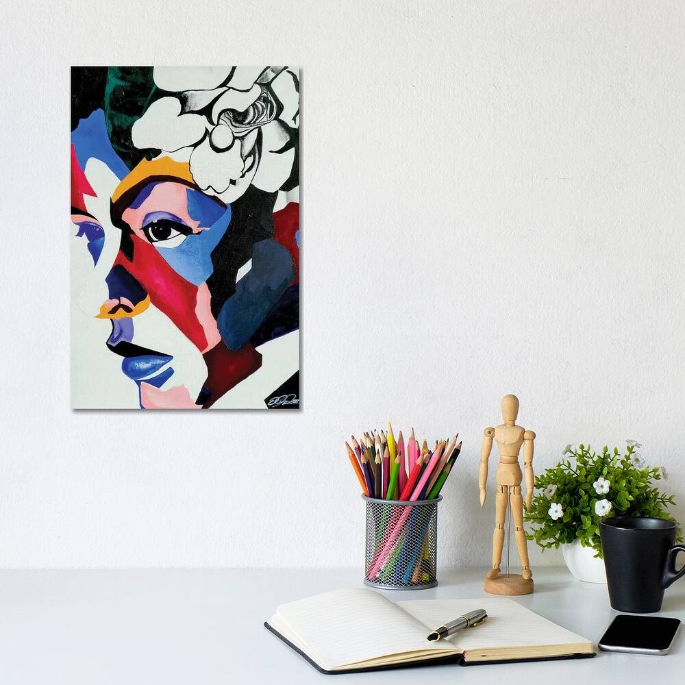 iCanvas "Heartache Sit Down" by Vakseen Canvas Print