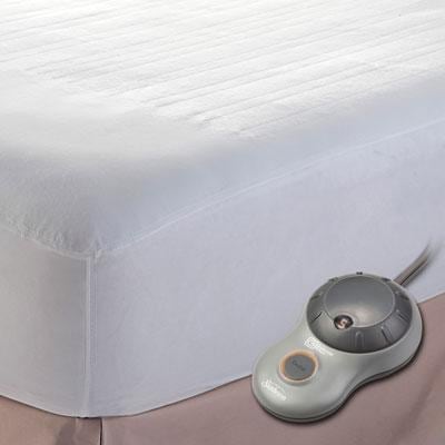 Sunbeam heated top mattress pad twin
