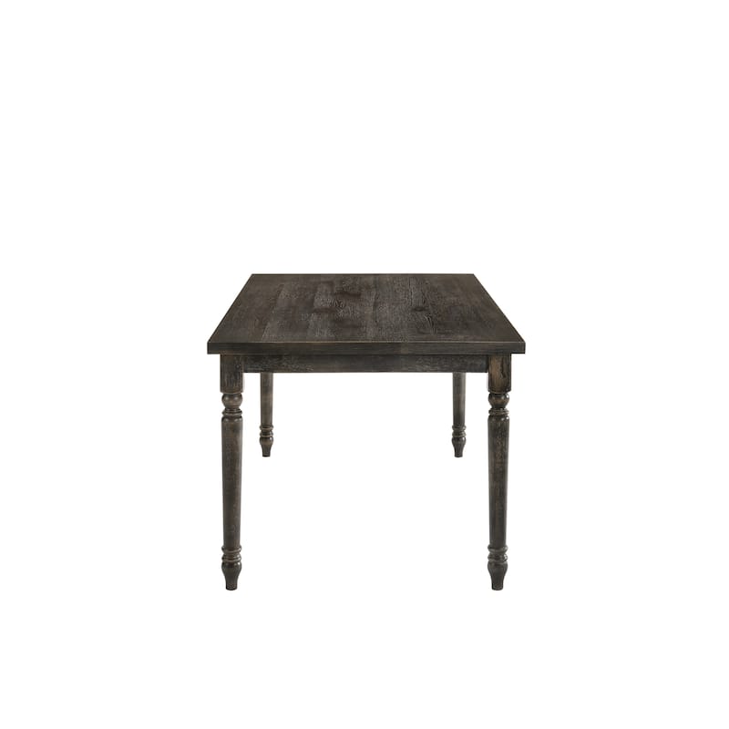 Dining Table in Weathered Gray - Gray