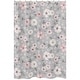 preview thumbnail 1 of 2, Grey Watercolor Floral Collection Bathroom Fabric Bath Shower Curtain - Blush Pink Gray White Shabby Chic Rose Flower Farmhouse