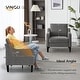 preview thumbnail 43 of 100, VINGLI Mid Century Modern Fabric Accent Chair