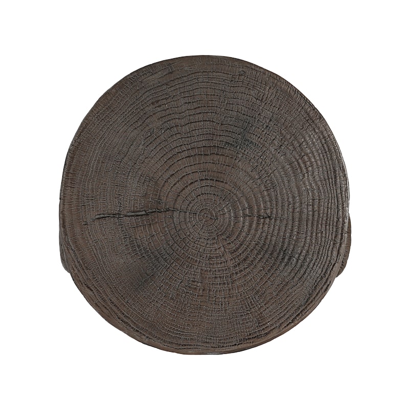 Christopher Knight Home - Evadne Outdoor Ancient Moai Head MGO Side Table with Hand-Finished Texture
