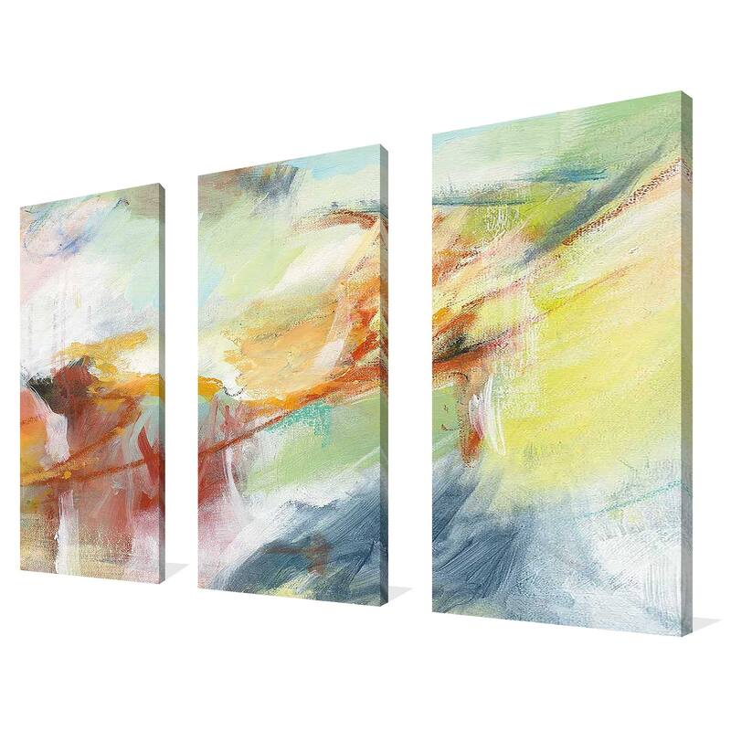 "Possibilities III" 3 Piece Set on Canvas