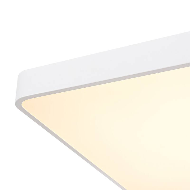 Dimmable LED Wide Rectangular Flush Mount Light 33.9 in