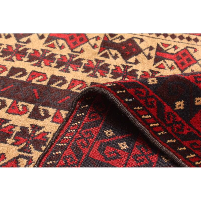 ECARPETGALLERY Hand-knotted Teimani Beige Wool Rug - 3'1 x 4'7