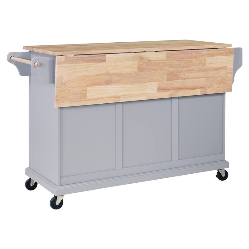 Kitchen Island Cart/Utility Storage Trolley with Storage Drawers