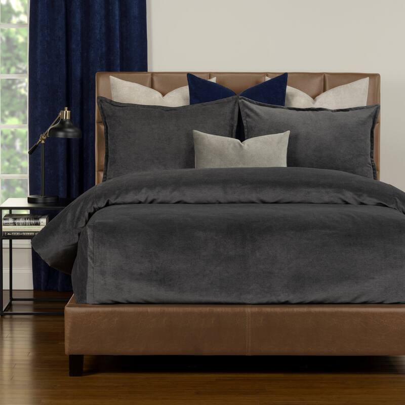 Mixology Padma 7 Piece Bedcap Comforter Set - Iron - Queen