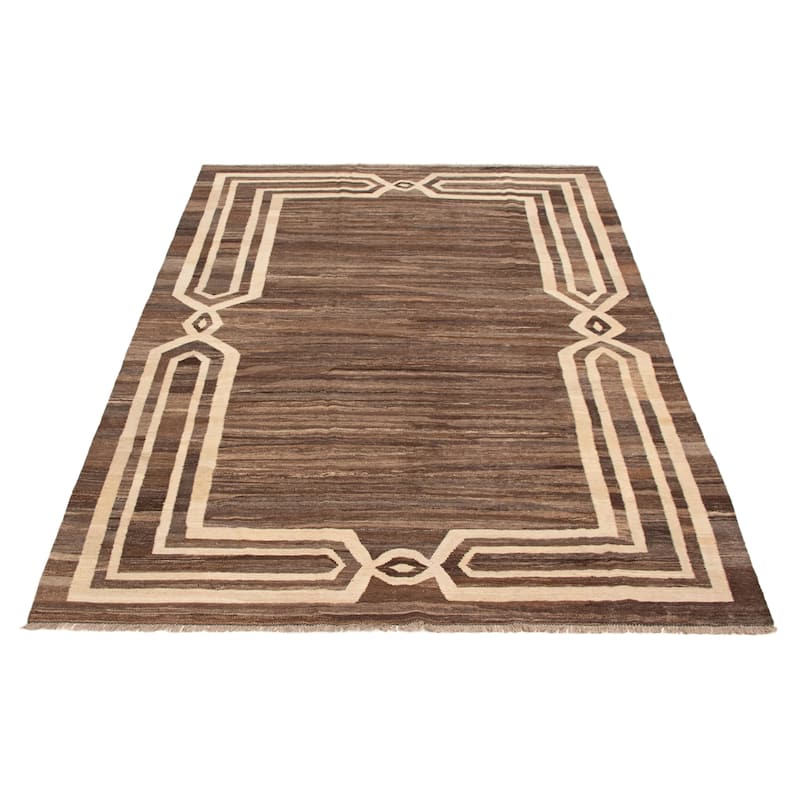Sivas Brown Kilim 6'7" x 9'4" - 6'7 x 9'4