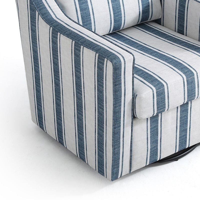 Modern 30.5" W Swivel Armchair Accent chair