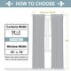 preview thumbnail 12 of 99, 4 Piece Grommet Darkening Blackout Window Panel Curtain Set