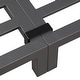 preview thumbnail 48 of 62, Benton Modern Aluminum Lounge Outdoor Double Chaise with Cushion - N/A