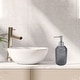 preview thumbnail 15 of 15, Elegant Soap Pump Dispenser for Bathroom 13.52oz 1 Pc Gray Silver Tone