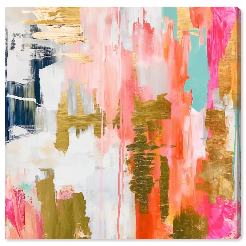 Exuberant Hues I Canvas by Art Remedy, Gallery Wrapped - 24" x 24"