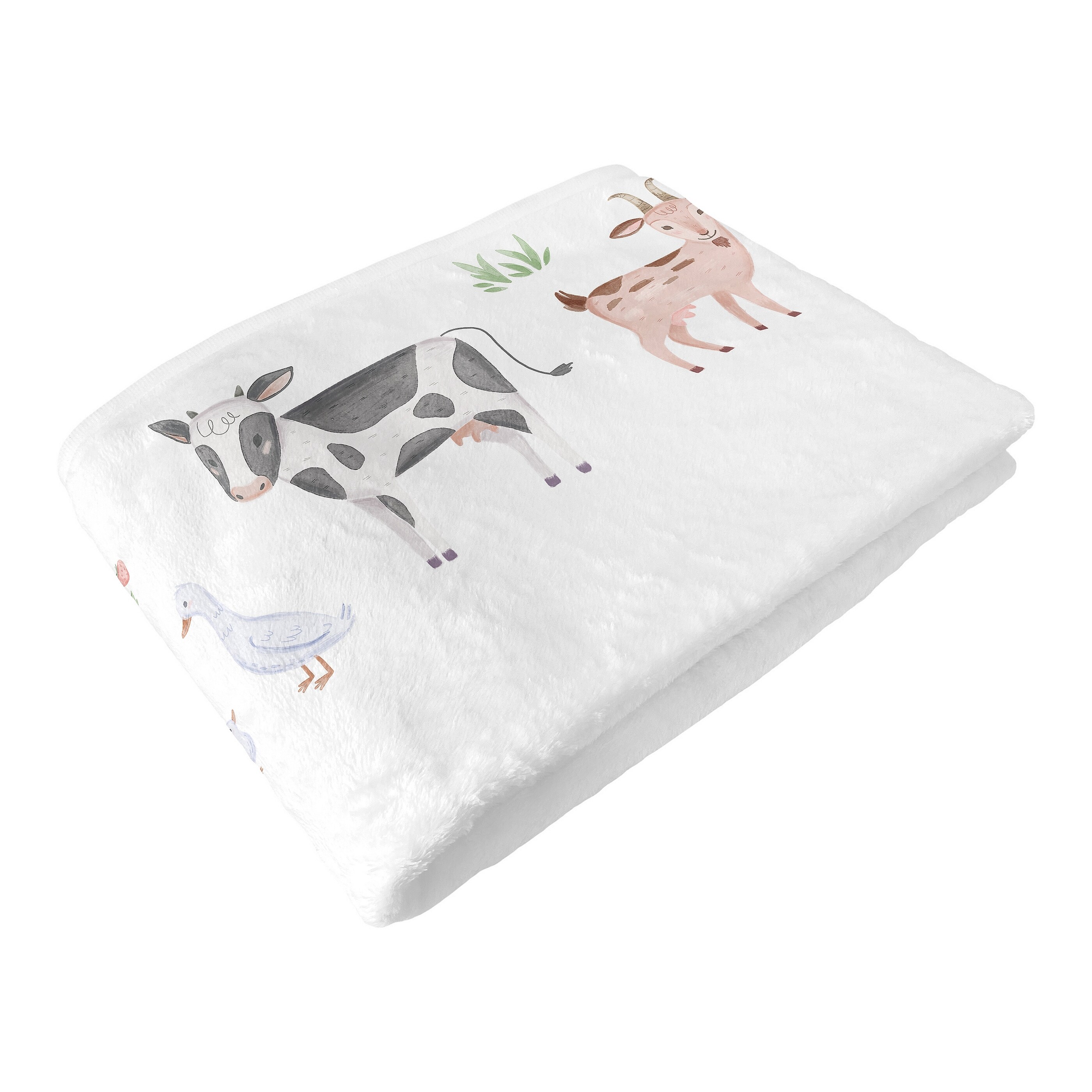 Sweet Jojo Designs Farm Animals Milestone Baby Blanket By Sweet Jojo Designs