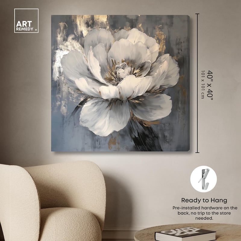 Ivory Incarnation II Canvas by Art Remedy, Gallery Wrapped