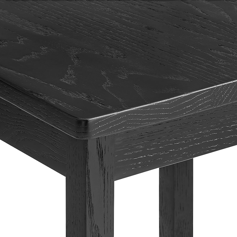 Jax Oak Wood Bar Stool With Wavy Razor Back