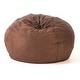 preview thumbnail 4 of 18, Bates 5-foot Suede Bean Bag Replacement Cover (Cover Only ) by Christopher Knight Home
