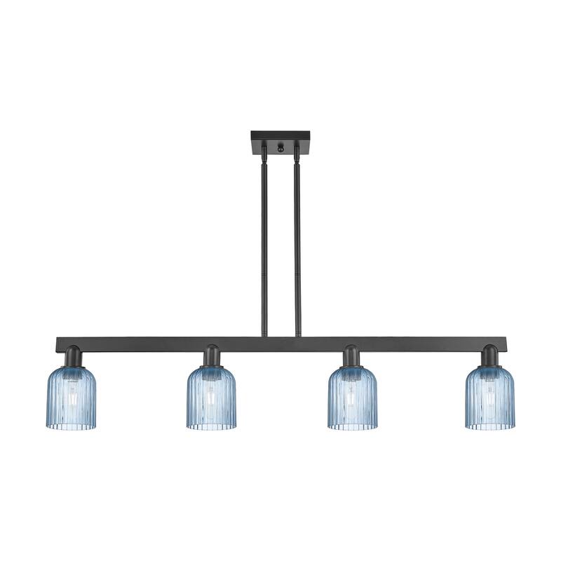 Innovations Lighting Downtown Urban - Bridal Veil - 4 Light 48" Stem Hung Island Light