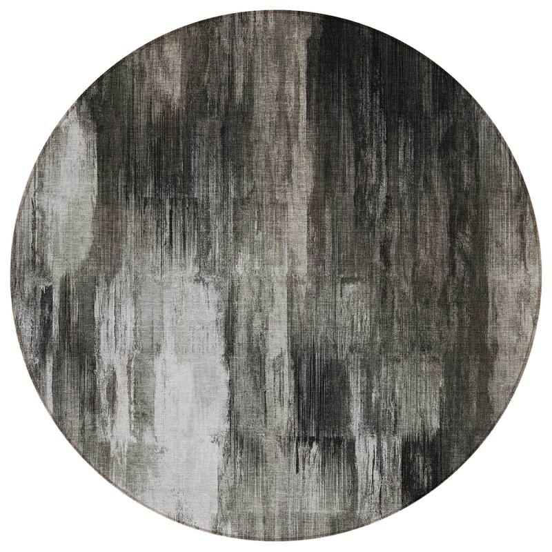 Hara Artistic Abstract Weather Resistant Blended Style Outdoor Rug