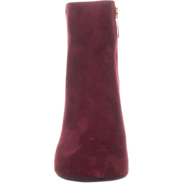 maroon bootie