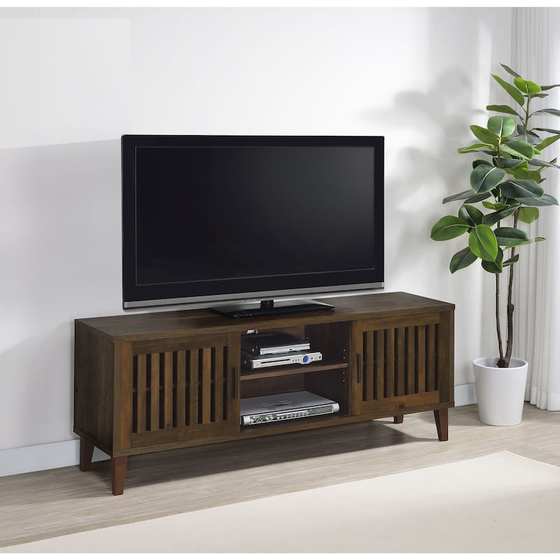 Sedona 2-Door Engineered Wood 60" Tv Stand Dark Pine