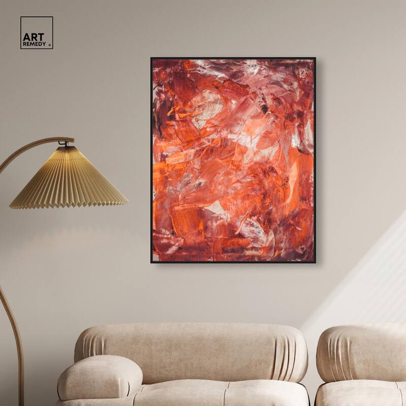 Shades of Red II Canvas by Art Remedy