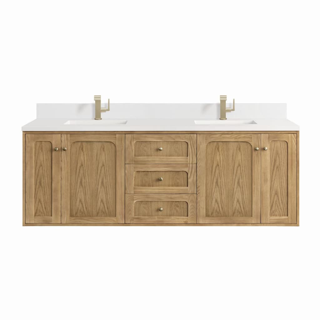 James Martin Vanities 545-V72-1WZ Laurent 72" Wall Mounted or Free
