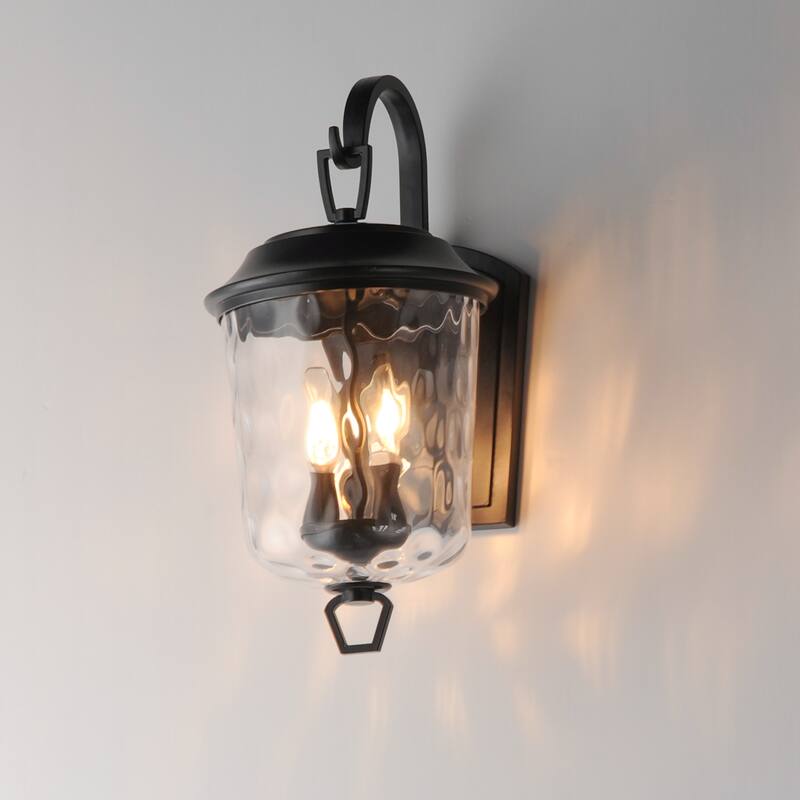 Maxim 34212WG Prescott 2 Light 19" Tall Outdoor Wall Sconce
