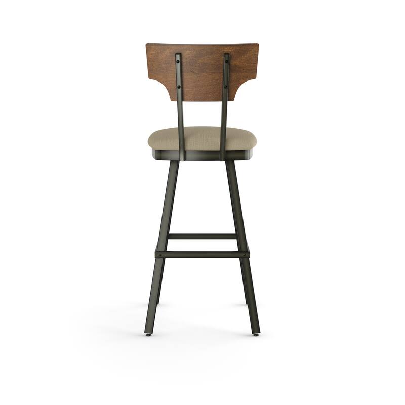 Amisco Gustavson Swivel Counter and Bar Stool