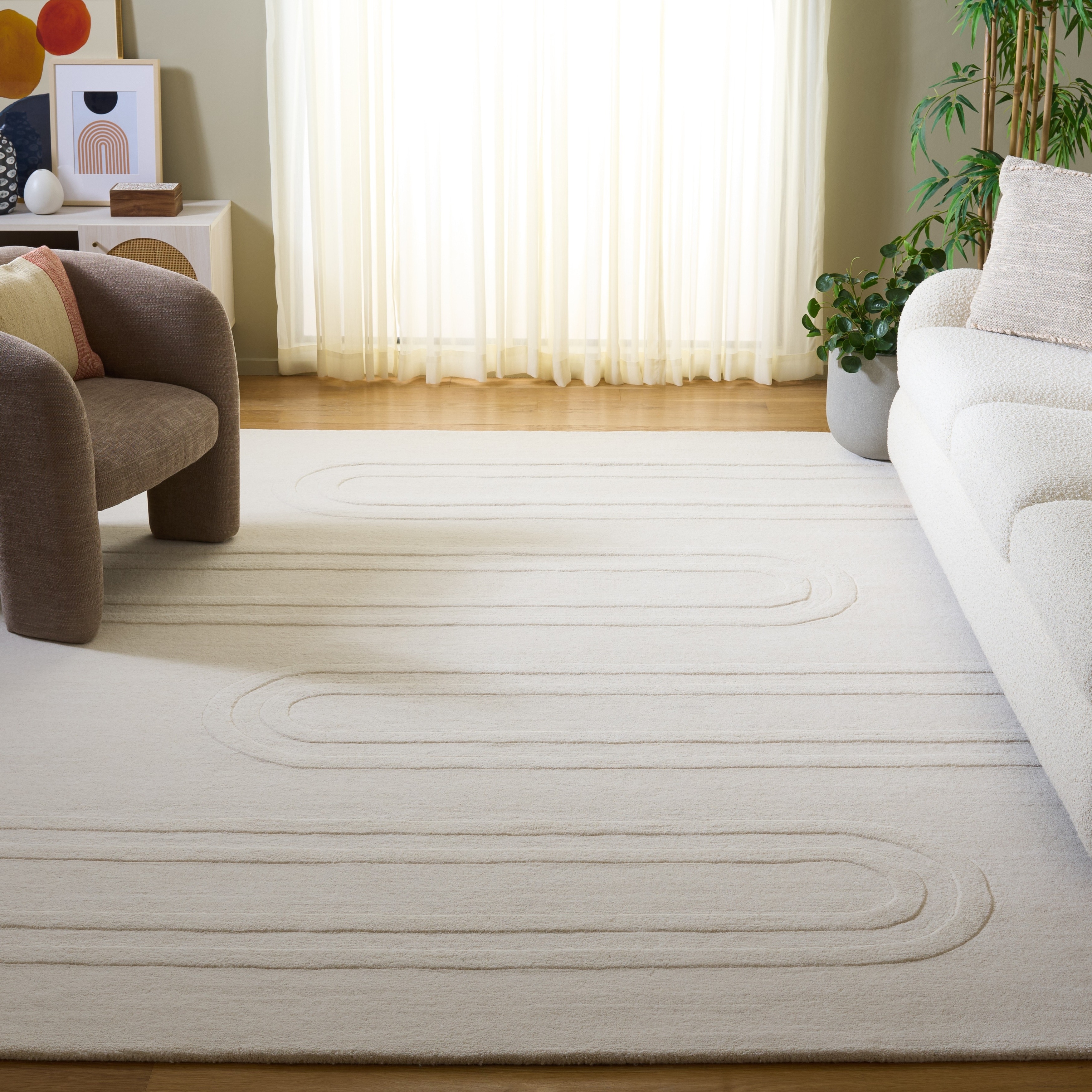 SAFAVIEH Handmade Mykonos Zduanida Modern Wool Rug