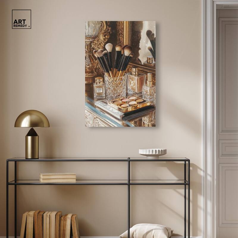 Oranate Makeup Collection Canvas by Art Remedy, Gallery Wrapped