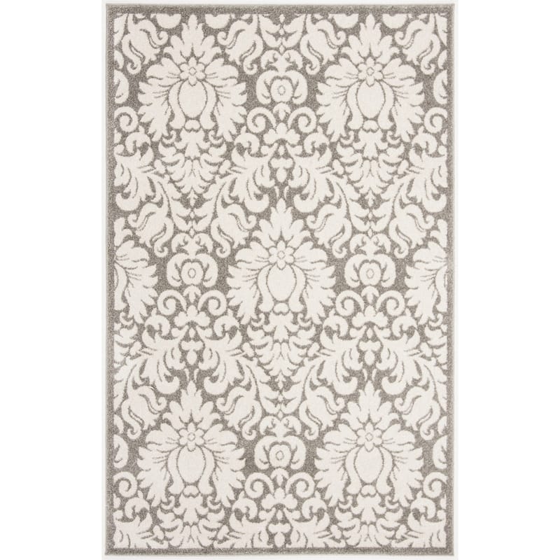 SAFAVIEH Amherst Asseline Modern Rug - 5'3" x 8' - Dark Grey/Beige