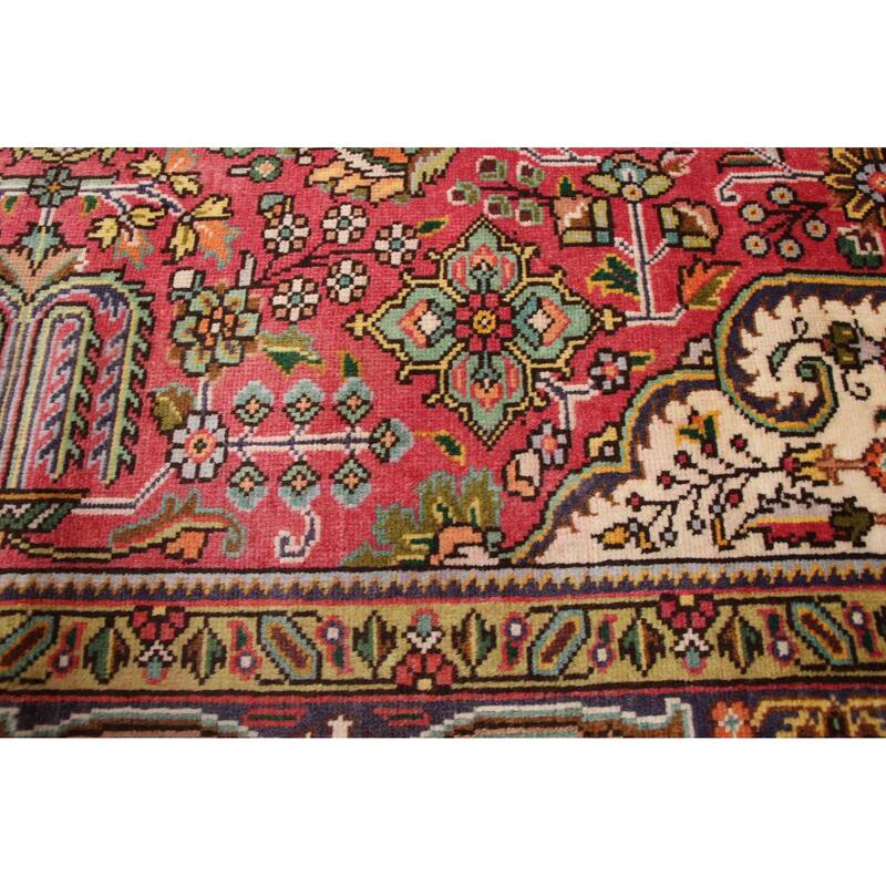 ECARPETGALLERY Hand-knotted Kayseri Red Wool Rug - 6'4 x 9'2