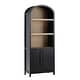 preview thumbnail 34 of 40, Middlebrook Designs 3 Shelf Open Arched Bookcase Cabinet
