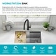 preview thumbnail 8 of 7, 30/32In Undermount Kitchen Sink, 16 Gauge Single Bowl with Accessories
