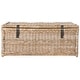 preview thumbnail 5 of 14, happimess Caden 46" Wicker Storage Trunk, Natural