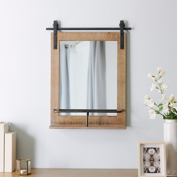 slide 2 of 34, FirsTime & Co. Ingram Farmhouse Barn Door Mirror