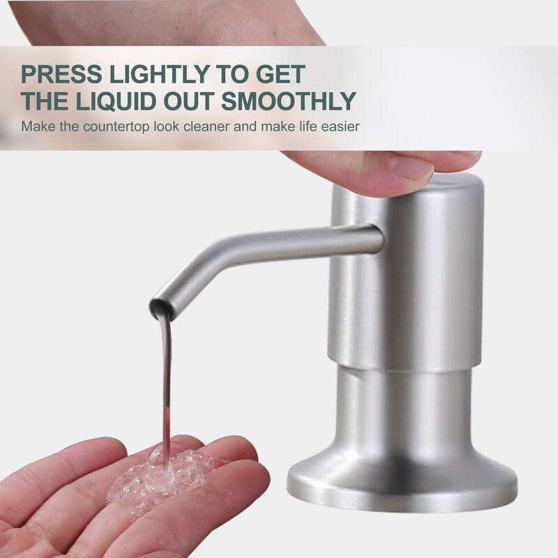 WOWOW 3-Mode Pull Down Sprayer Kitchen Faucet with Soap Dispenser
