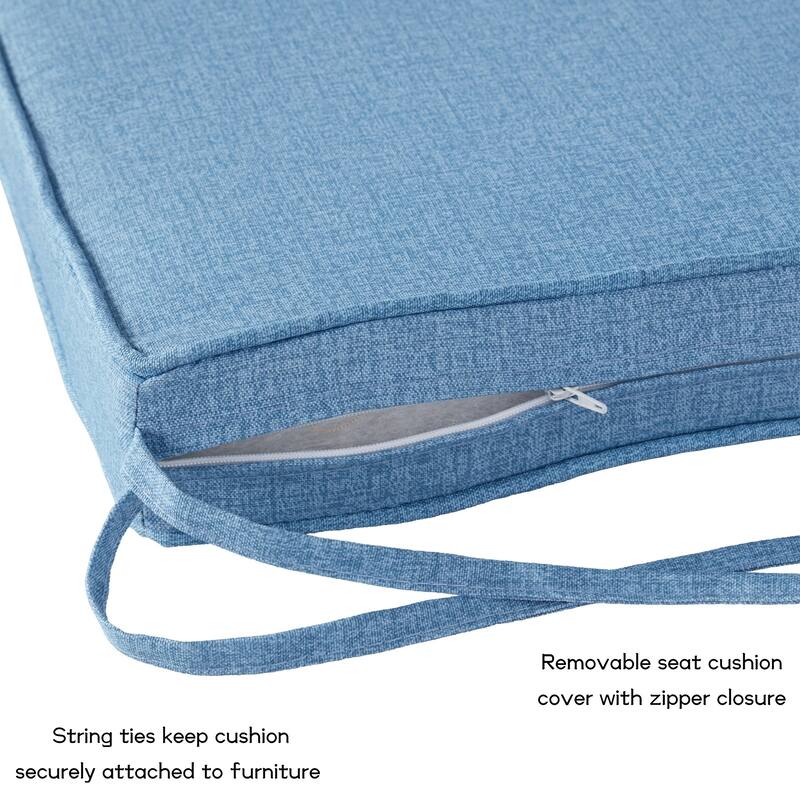 Greendale Home Fashions 18-Inch Square Outdoor Chair Pad (4-Pack)