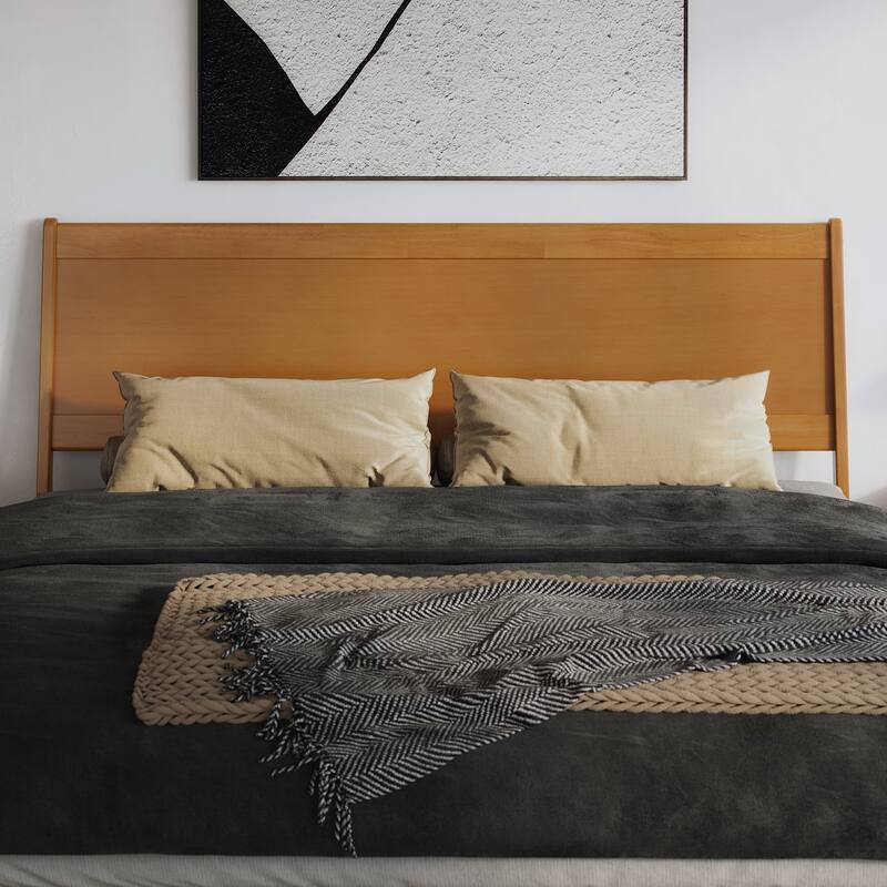 Casanova Solid Wood Panel Headboard