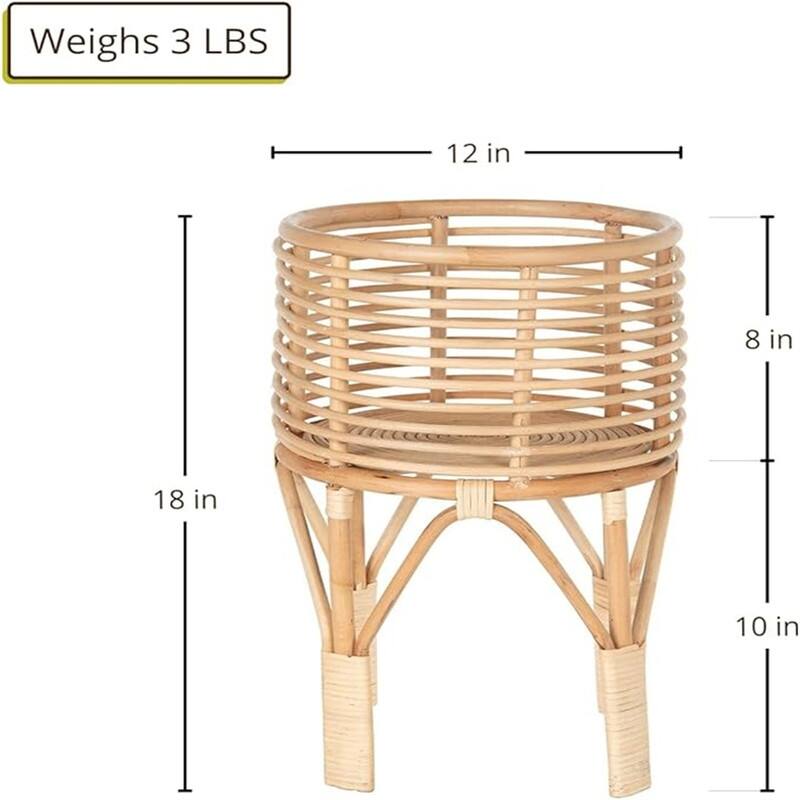 Rattan Indoor Plant Stand