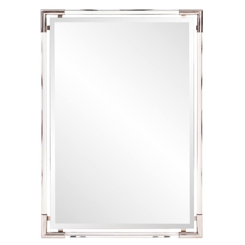Allan Andrews Elsie Silver & Acrylic Decorative Wall Mirror