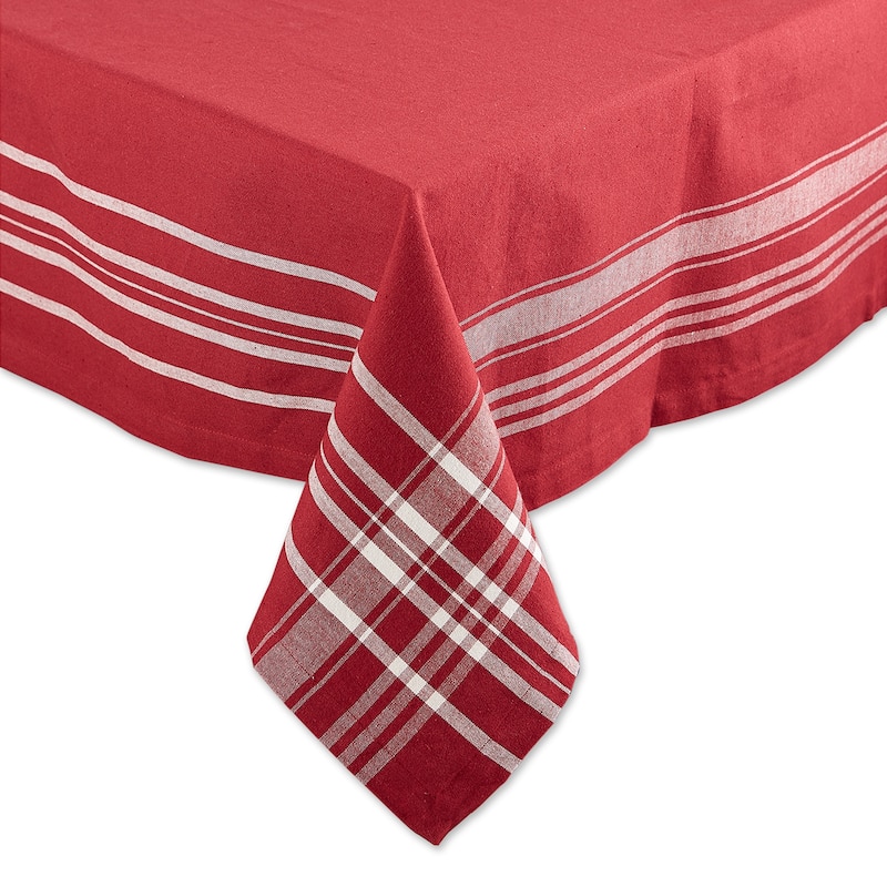 DII Harvest Market Tablecloth - 60x84" - Redwood