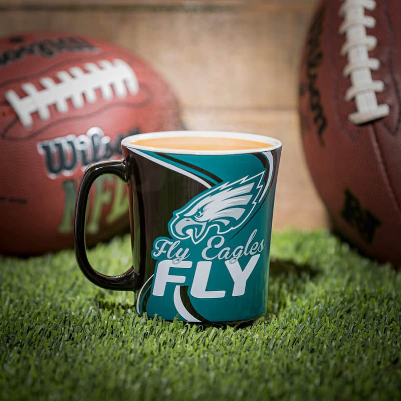 Philadelphia Eagles, 14 oz Ceramic Coffee Mug w/ Gift Box