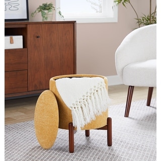 Carson Carrington Galotti Wood Storage Ottoman