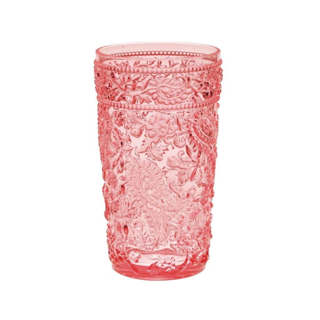 Paisley Acrylic Glasses Drinking Set of 4