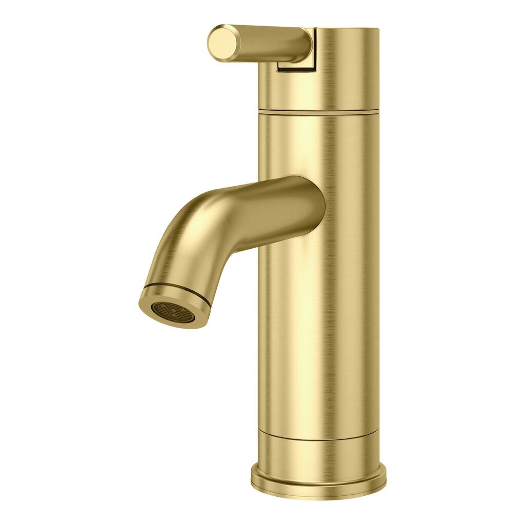 Pfister LG42-NP0 Contempra 1.2 GPM Single Hole Bathroom Faucet with - Brushed Gold