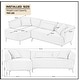 preview thumbnail 2 of 10, Williamspace 102" L Shape Sectional Sofa Couch