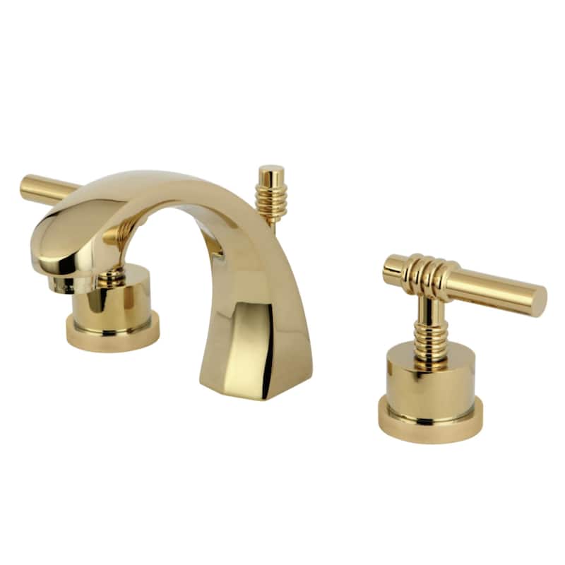 Kingston Brass Milano Widespread Bathroom Faucet with Pop-Up Drain