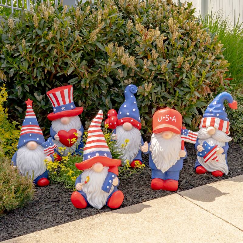Magnesium Garden Gnome Holding Firework Rocket